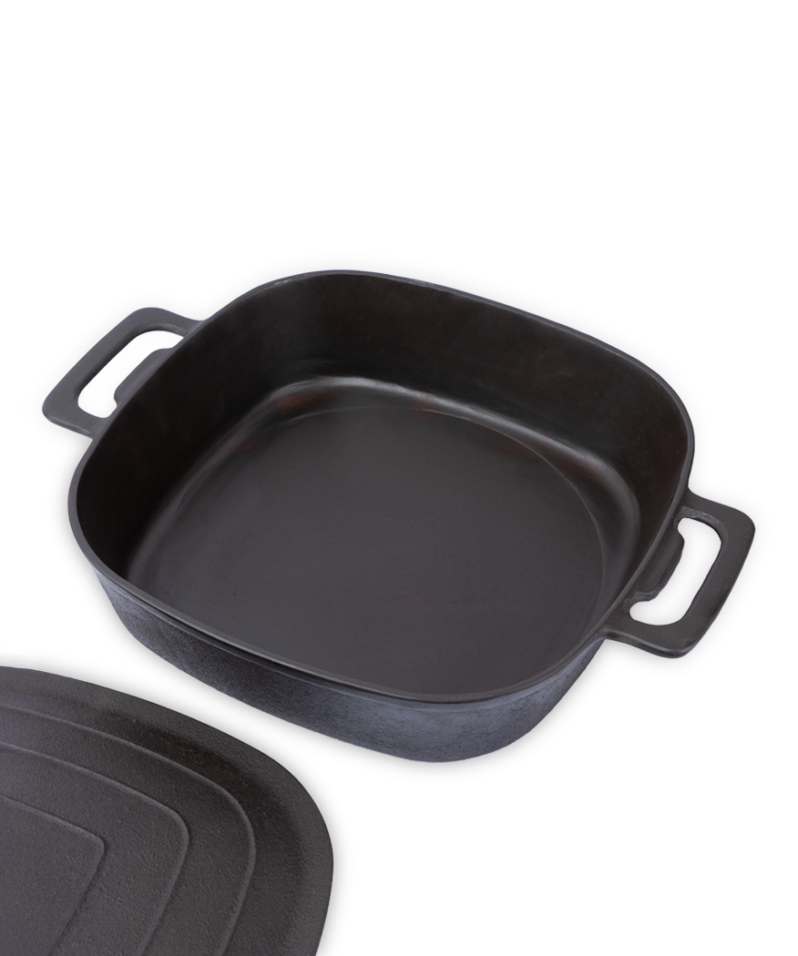 Square Bowl & Lid - Image 4